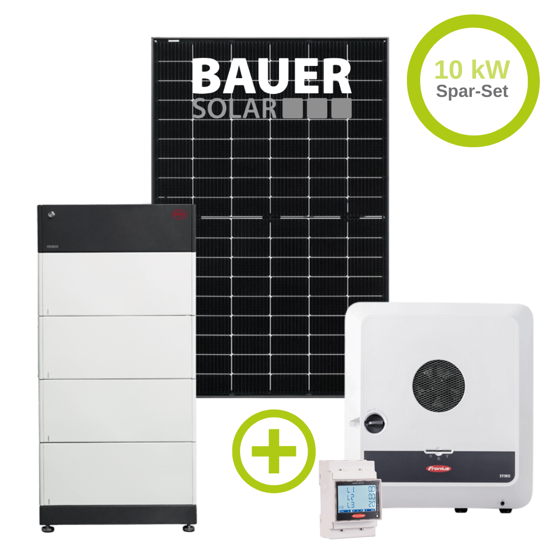 10 kWp PV Set Bauer Bauer / Fronius / BYD (notstrom - ready)