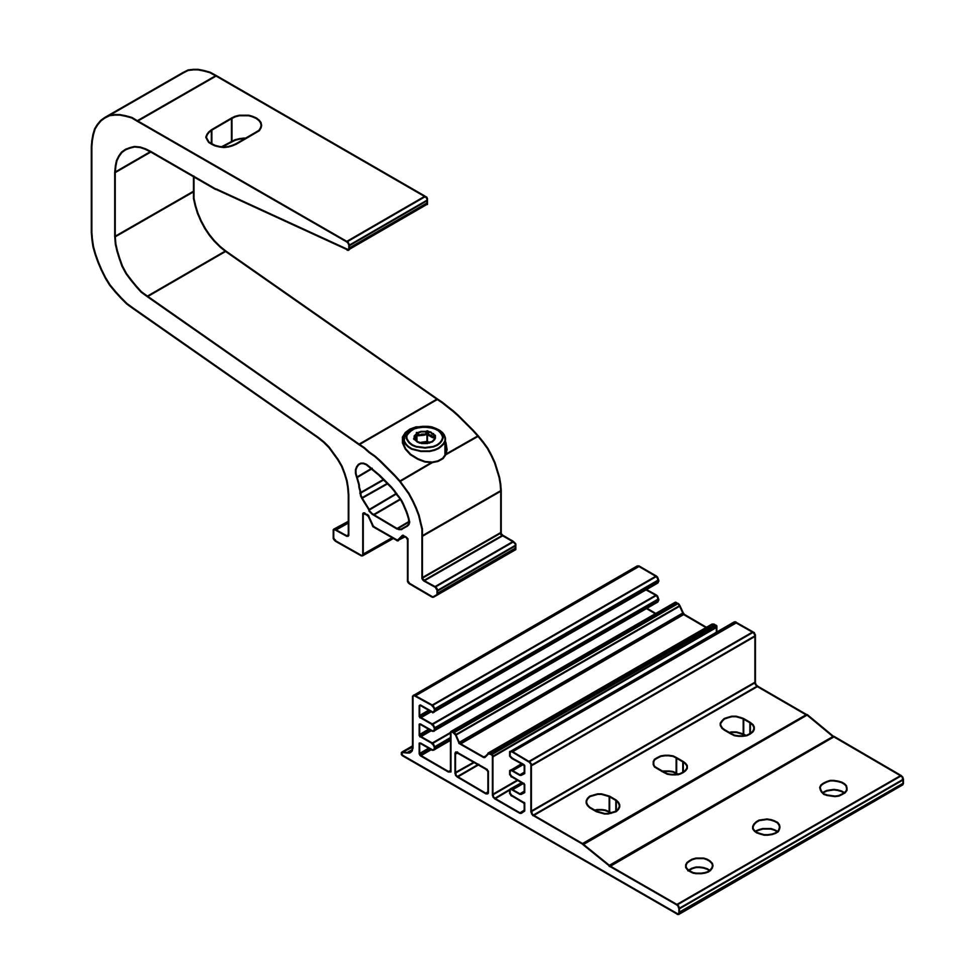K2 SolidHook - Unterkonstruktion