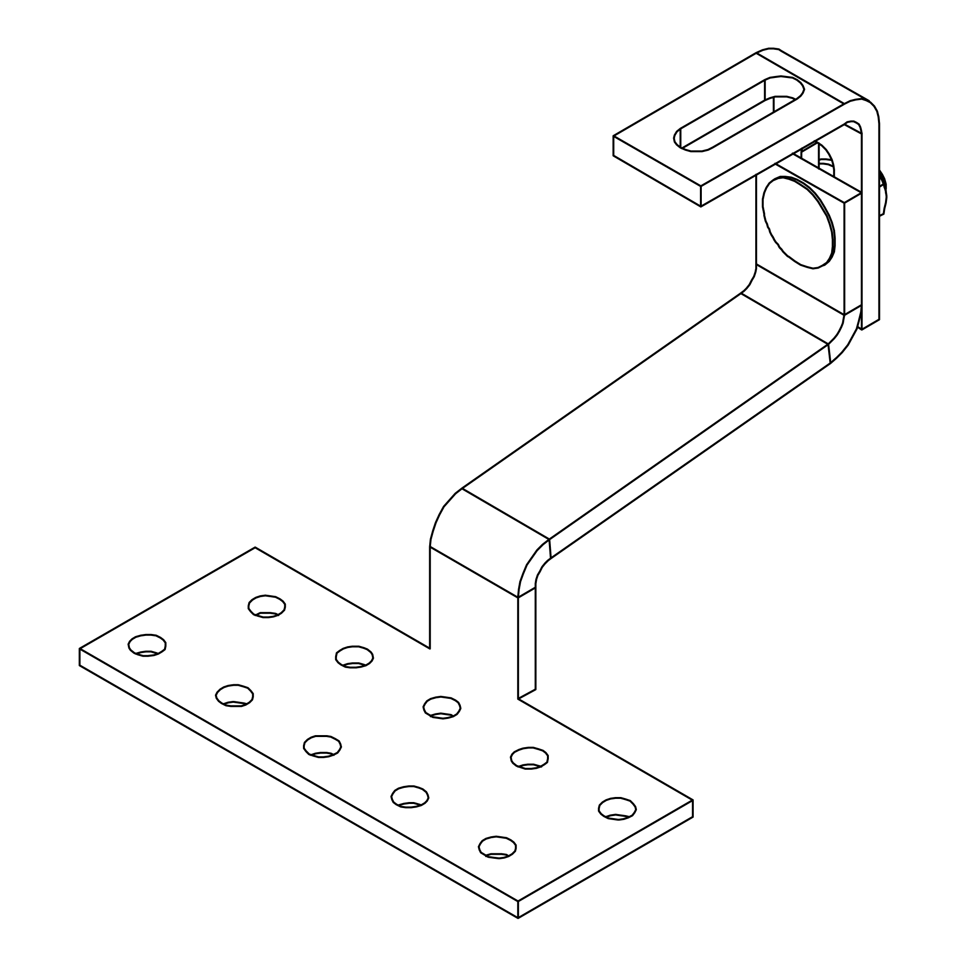 K2 Dachhaken Vario 1 - 2 - Unterkonstruktion