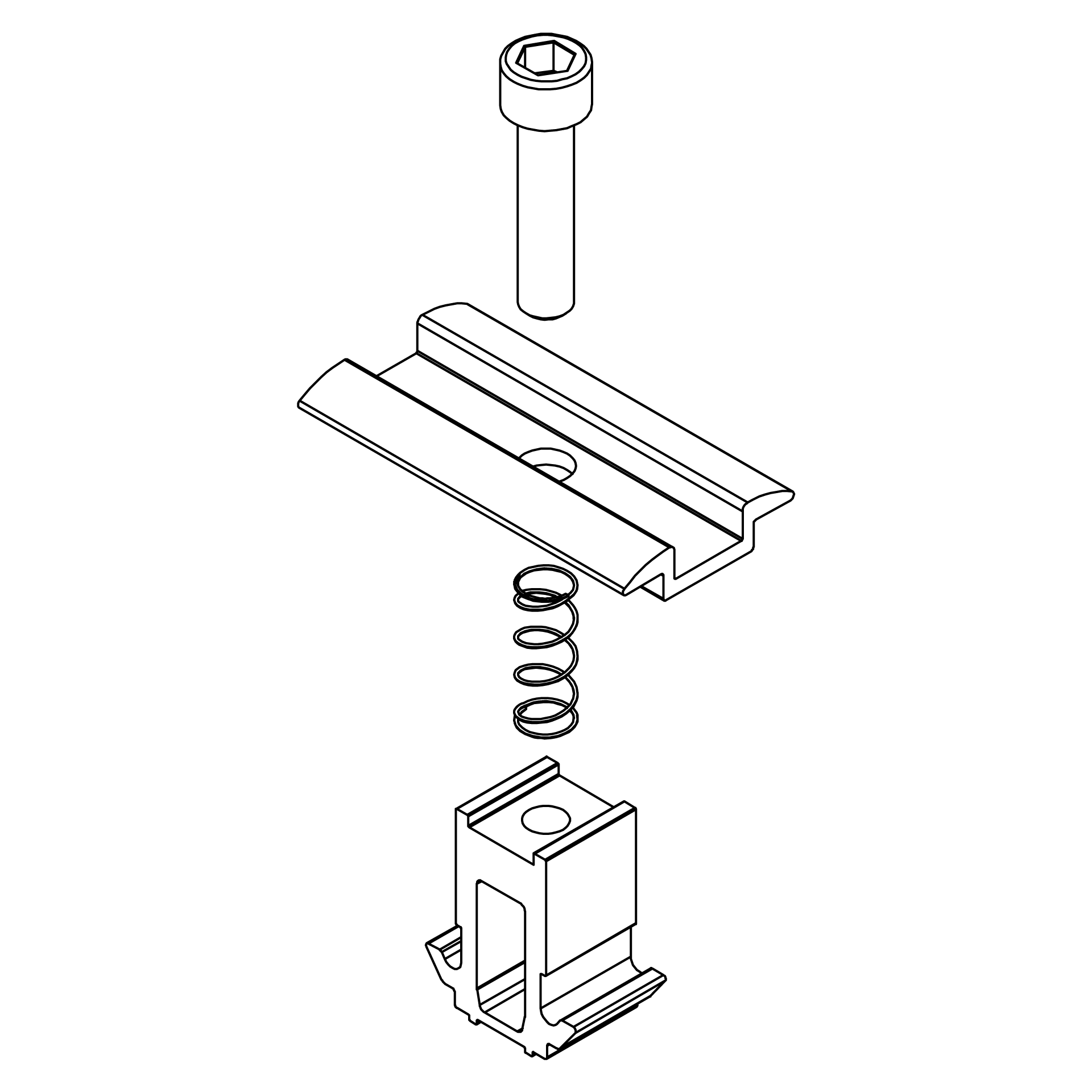 K2 DomeClamp MC Black Set 30 - 50 & MC Set 30 - 50 - Unterkonstruktion
