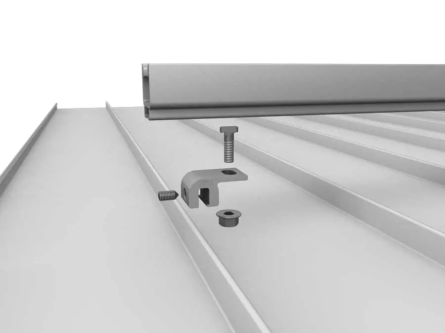 K2 Solid Standing Doppelstehfalzklemme - S - 5! - Unterkonstruktion
