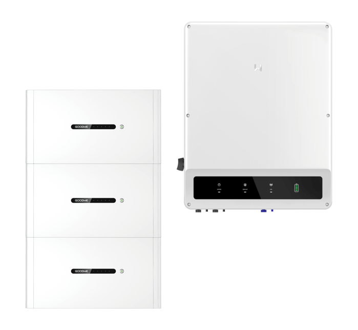 GoodWe ET Hybrid GW15K-ET (WiFi+LAN 2.0) + GoodWe Lynx D 15 kWh Batteriespeicherturm