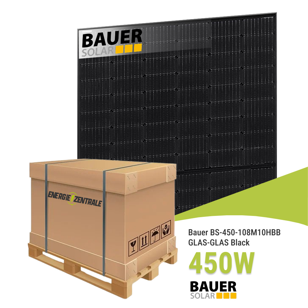 Bauer BS-450-108M10HBB GLAS-GLAS Black
