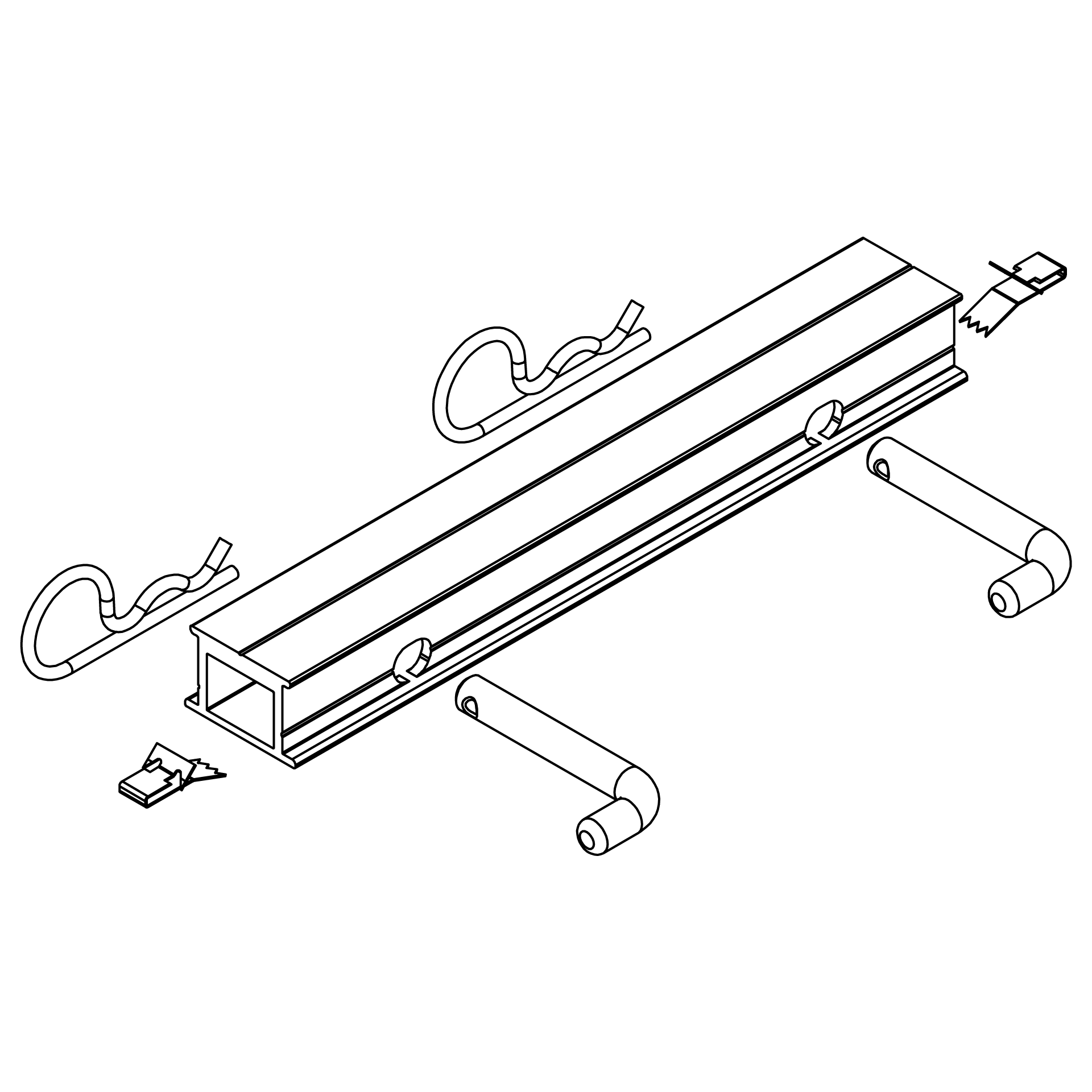 K2 Dome 6.10 Connector Bonding Set/Peak/SD - Unterkonstruktion
