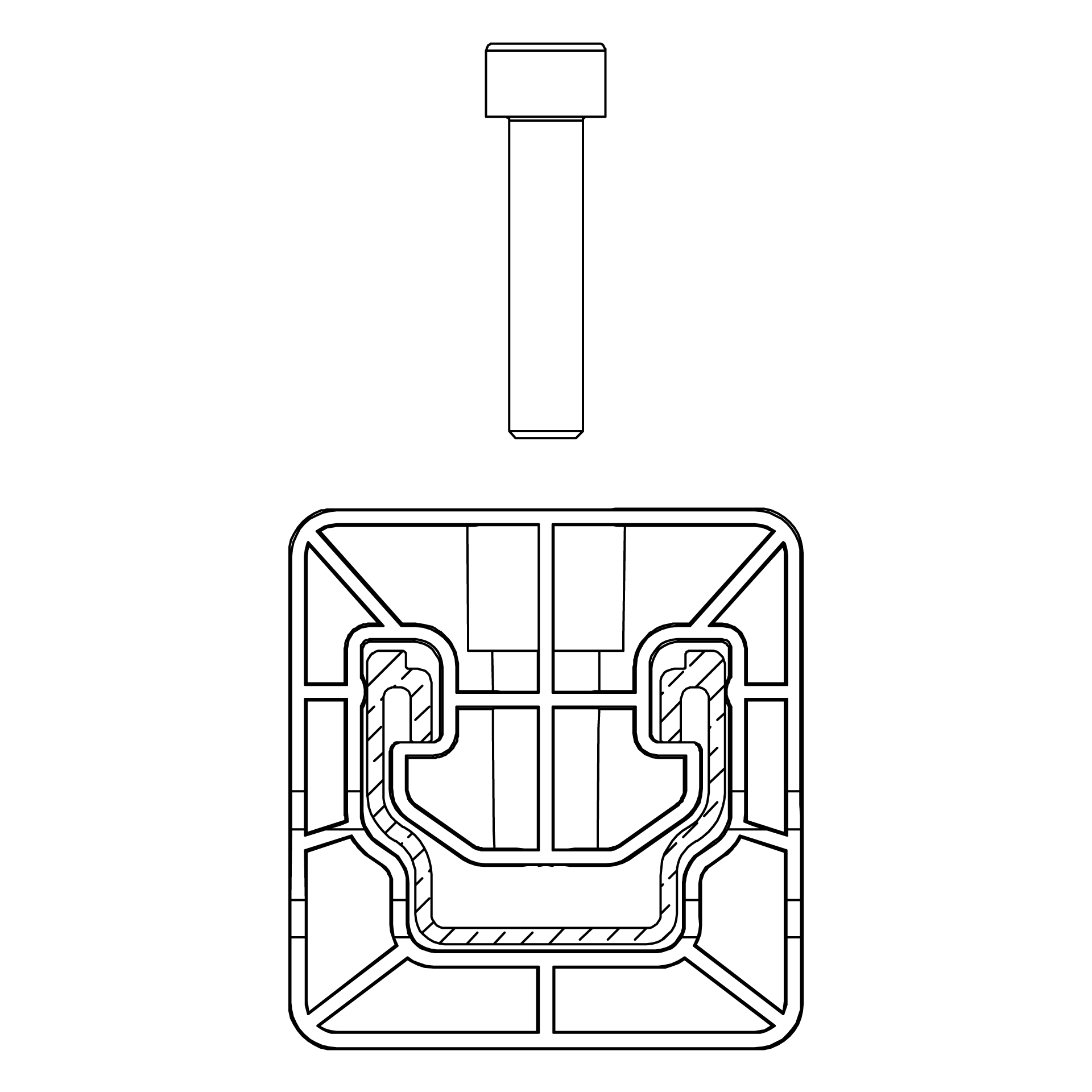 K2 Dome Speed Spacer Large - Unterkonstruktion