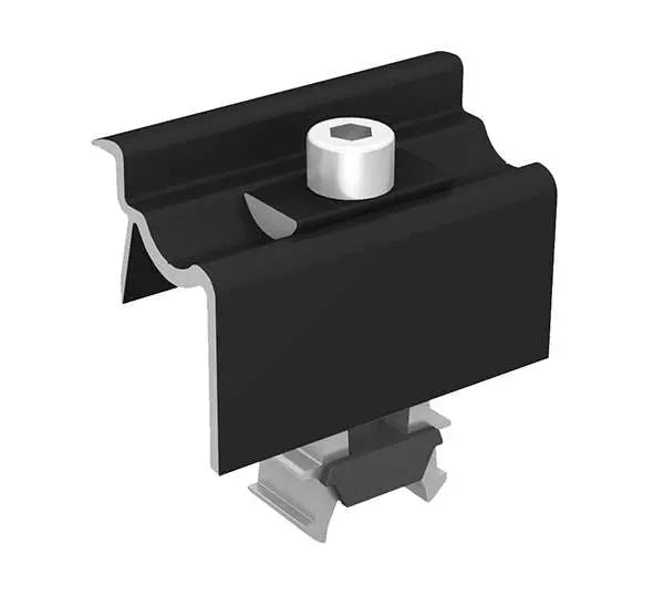 K2 Universal Modulendklemme OneEnd, schwarz - Energiezentrale GmbH