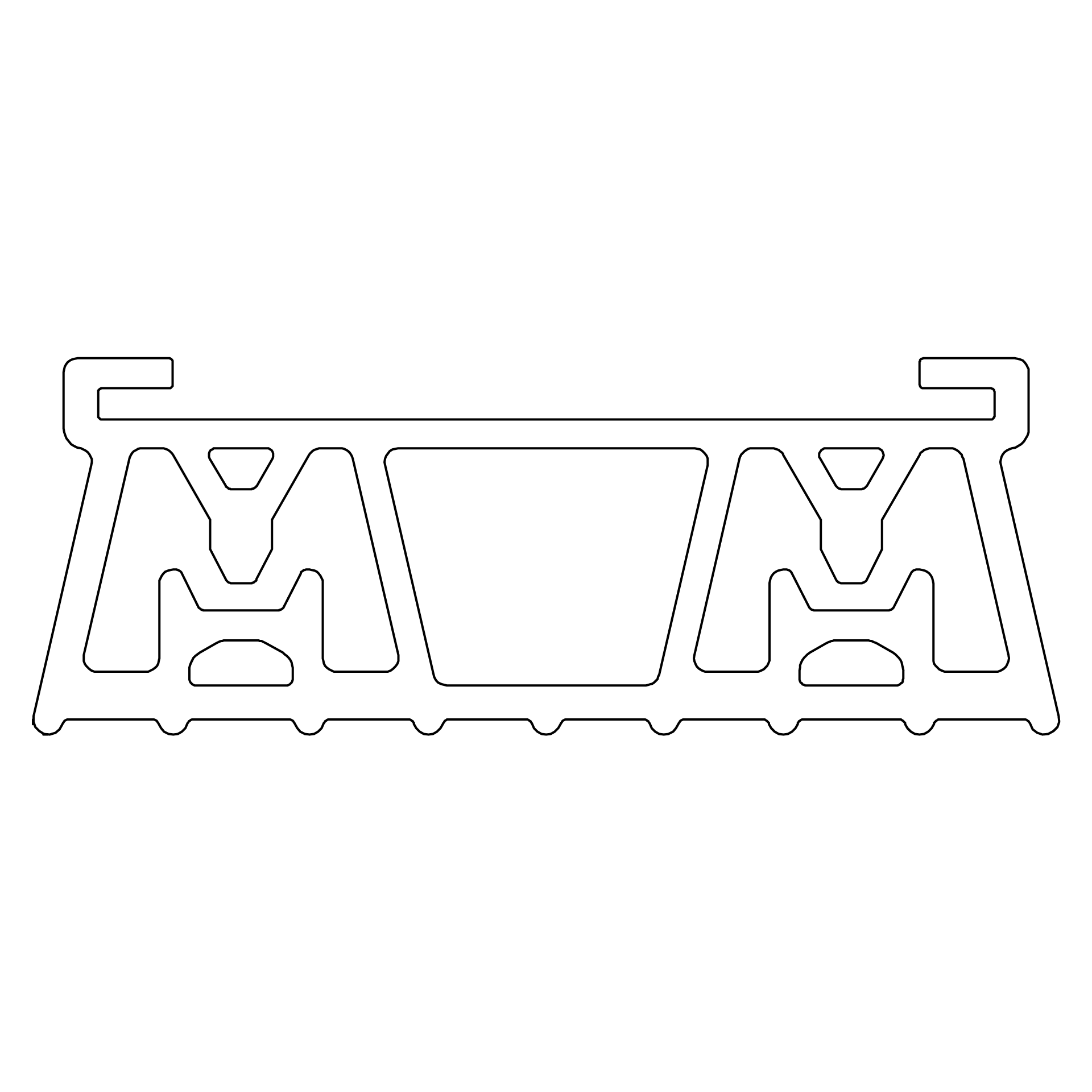 K2 Dome Mat S & V - Unterkonstruktion