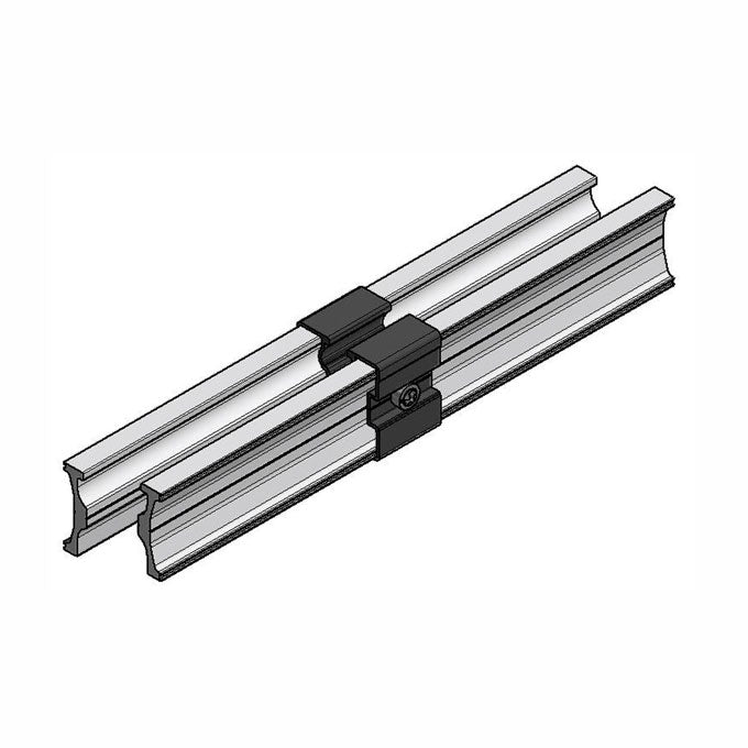 SL Rack Innenverbinder Rail 2.0 für Rail 40 schwarz eloxiert - Schwarz - Unterkonstruktion