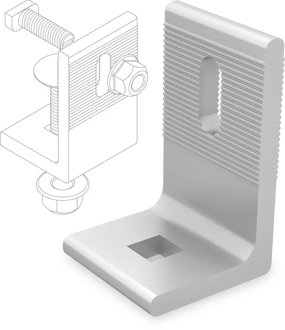 K2 L - Adapter für M10 M12 & SingleRail Set - Unterkonstruktion