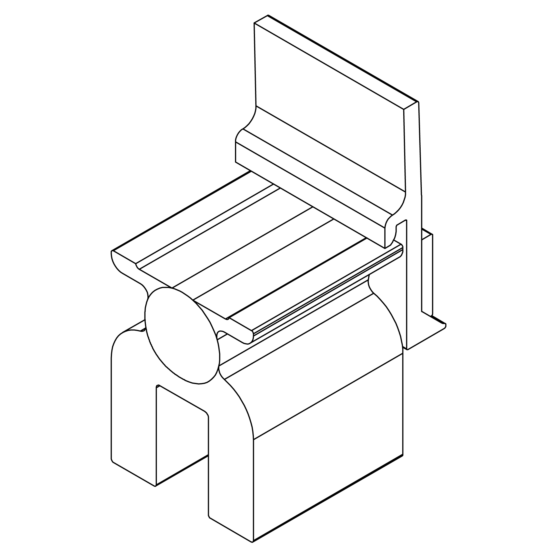 K2 SeamClamp CF:x Single Round/Snap/Standing - Unterkonstruktion