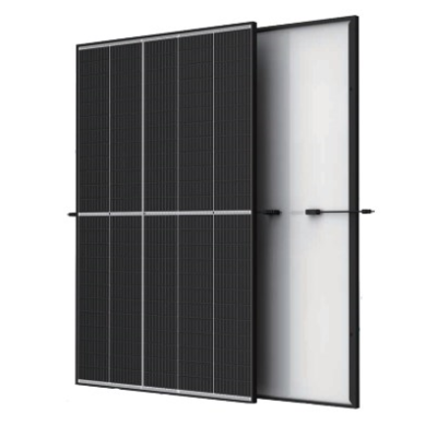 Trina Solar 450 W Vertex S + Dual Glass N Typ i - TOPCon Solarmodul – schwarzer Rahmen/weiße Rückseitenfolie - PV