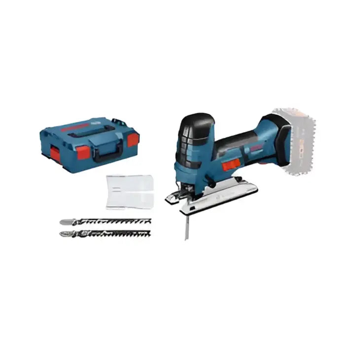 BOSCH PROFESSIONAL GST 18 V-LI S Akku-Stichsäge in L-BOXX 136 mit Spanreißschutz - Akku-Stichsäge