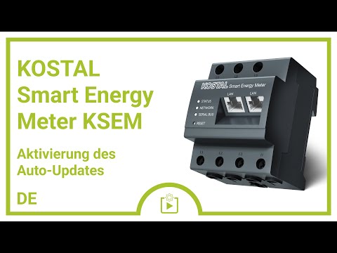 #Tutorial: Aktivierung des Auto-Updates beim KOSTAL Smart Energy Meter | KOSTAL