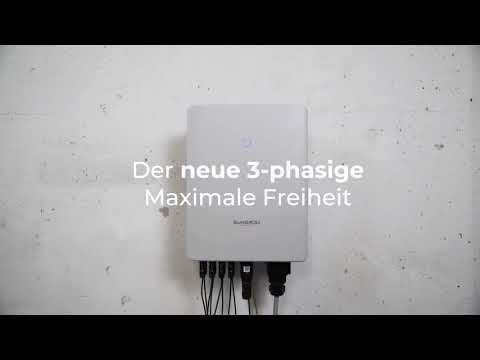 3-phasige Hybrid Wechselrichter Sungrow - Installationsvideo
