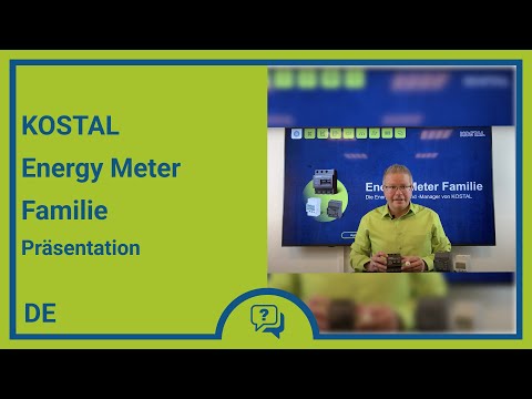 Präsentation der KOSTAL Energy Meter Familie | KOSTAL
