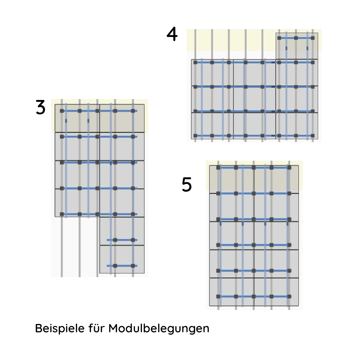 UK Paket für 10 Module von K2, SingleRail System für Schrägdach, 2-lagig