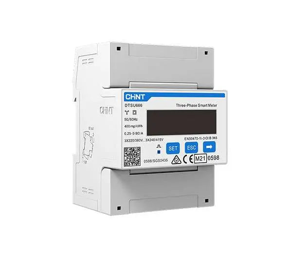 Energiezähler Solax 3-PHASE Kompensations-Meter DTSU666-D CHINT, Leistungsanalyse und Verbrauchsmessung